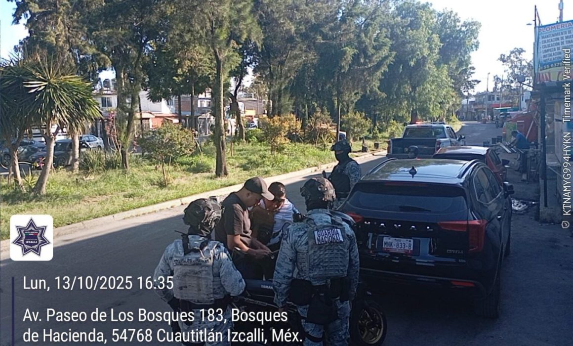 Reducen delitos de robo de vehículo y autopartes en Izcalli