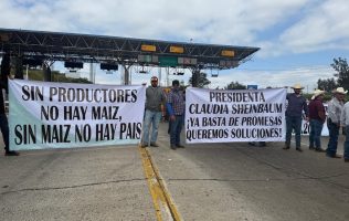 Se suman productores de maíz del Estado de México a protesta nacional