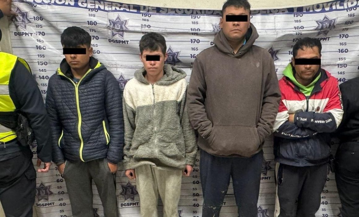 Cae célula de robo a transporte en Texcoco; aseguran predio