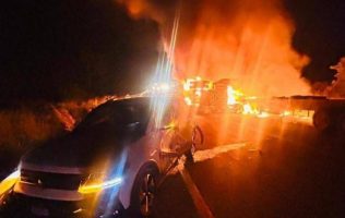 Choque deja un muerto 3 lesionadas y un auto incendiado en La Unión