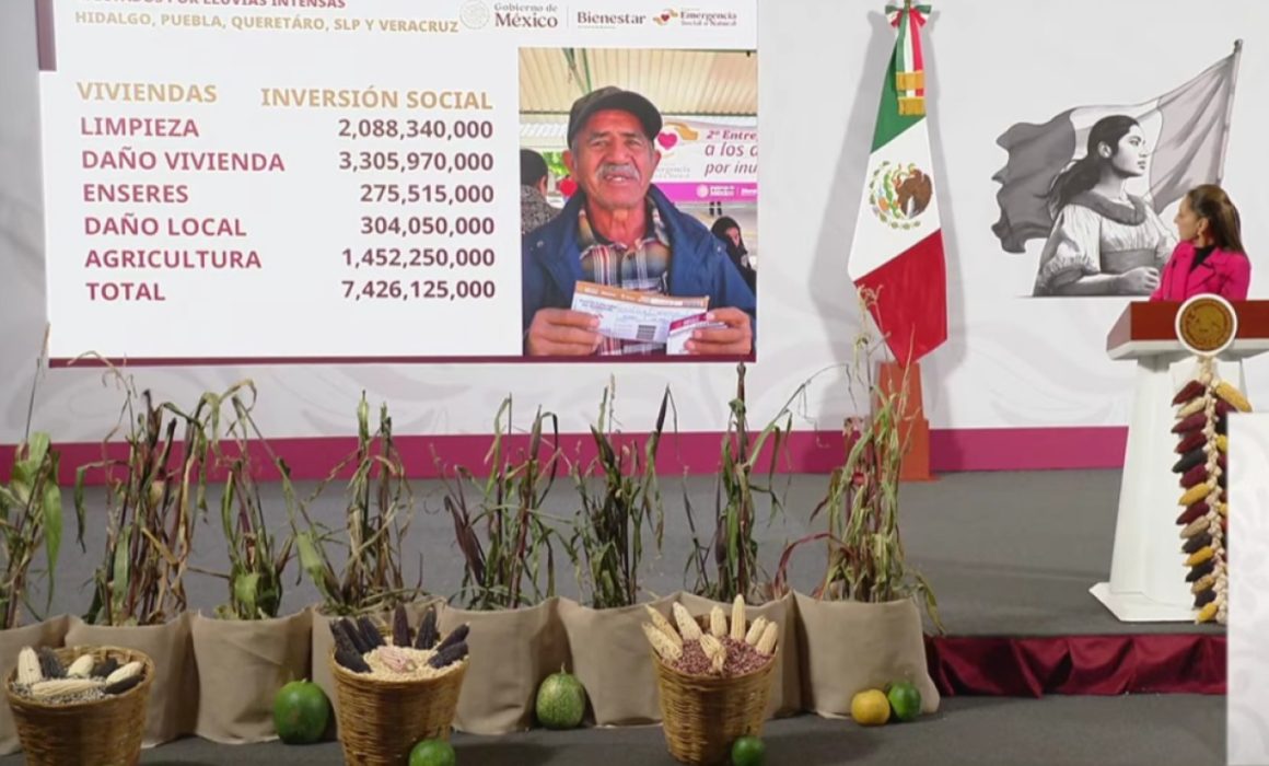 Con 7 mil mdp, en un mes se atendió a estados damnificados