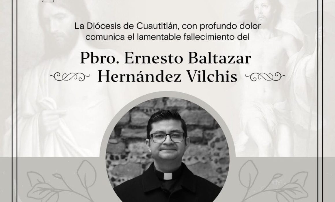 Confirma Diócesis hallazgo sin vida del Padre desaparecido en Tultepec