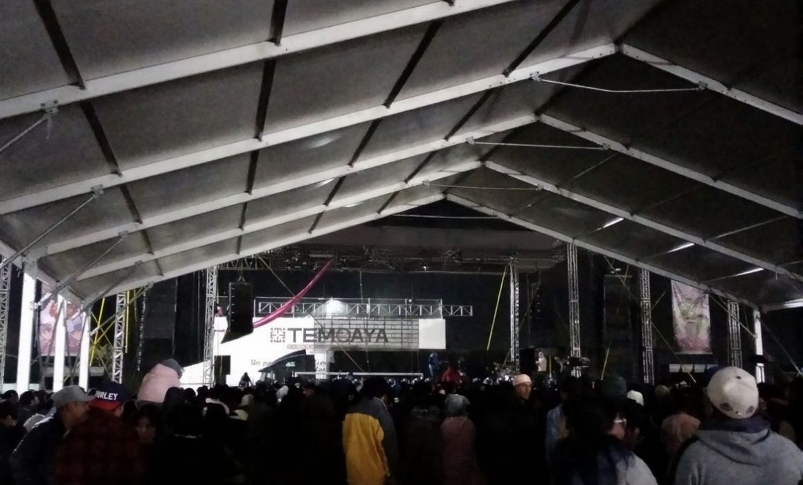 Dejan Los Bunkers plantados al público en Temoaya; no llegan a su show