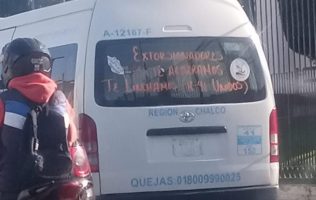 Denuncian choferes de Ozumba extorsiones; advierten castigo a criminales