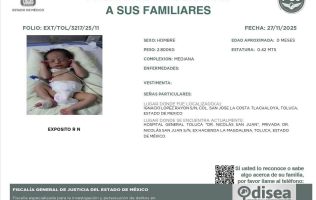 Descubren a bebé recién nacido abandonado en calles de Toluca