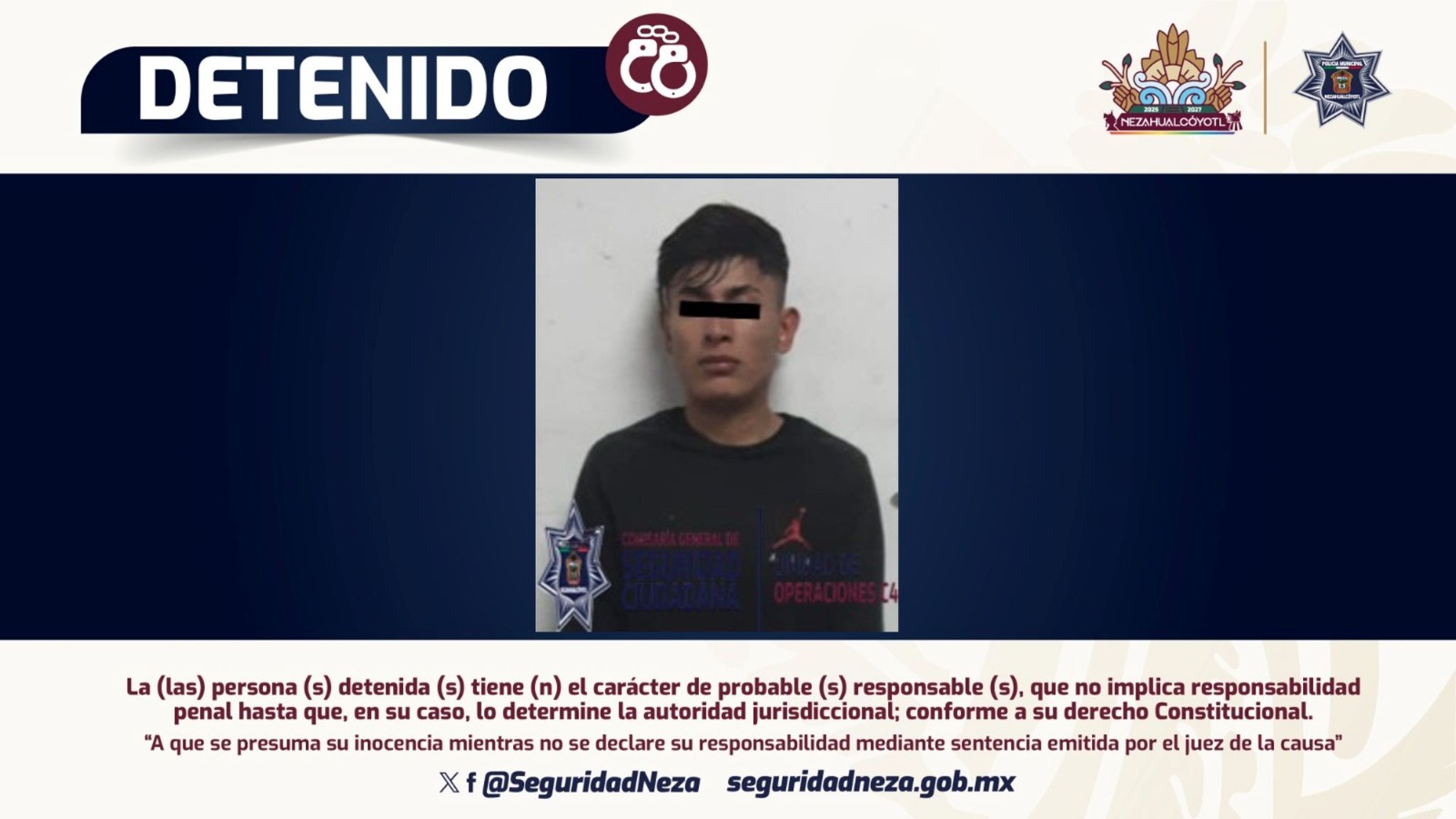 Detienen en Nezahualcóyotl a joven por violencia de género - Quadratín ...