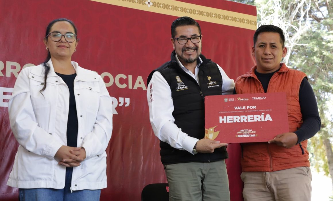 Entrega Gobierno del Estado de México 1,800 apoyos de autoempleo