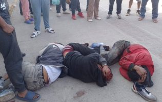 Estallan vecinos de Ixtapaluca y someten a 3 asaltantes
