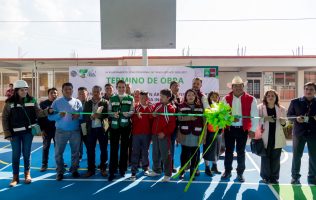 Fortalece Tianguistenco educación con nueva techumbre escolar