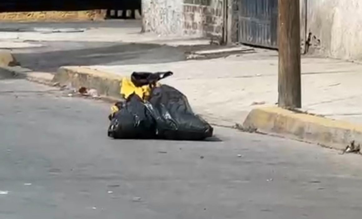 Hallan cadáver desmembrado en bolsa negra en calles de Chalco
