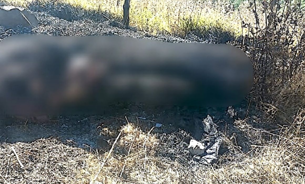 Hallan en Zinacantepec cuerpo calcinado en camino de terracería