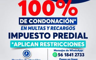 Implementa Huixquilucan descuentos en predial y agua durante el Buen Fin