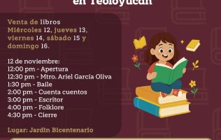 Impulsan desarrollo integral de Teoloyucan con el Primer Festival del Libro