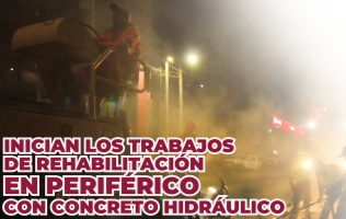 Inician obras de repavimentación en Periférico Norte