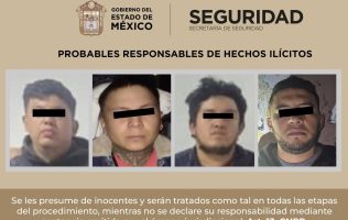 Intentaron huir pero les aseguraron armas y drogas en Tlalnepantla