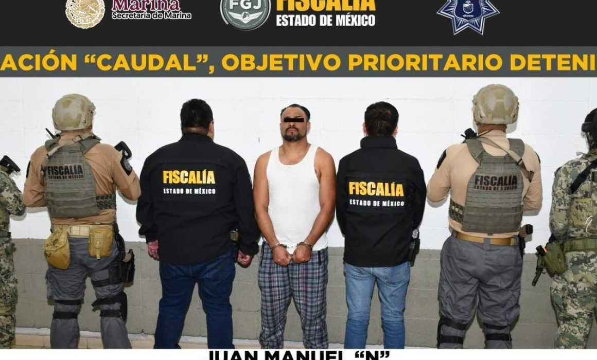Lidera Ecatepec detenidos por Operativo Caudal: cayó otro objetivo
