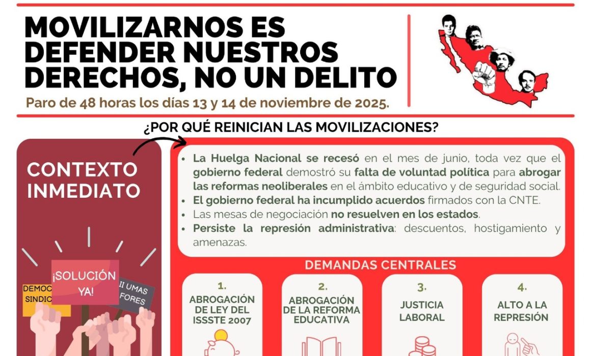 Prevén bloqueos carreteros por parte de la CNTE en Estado de México