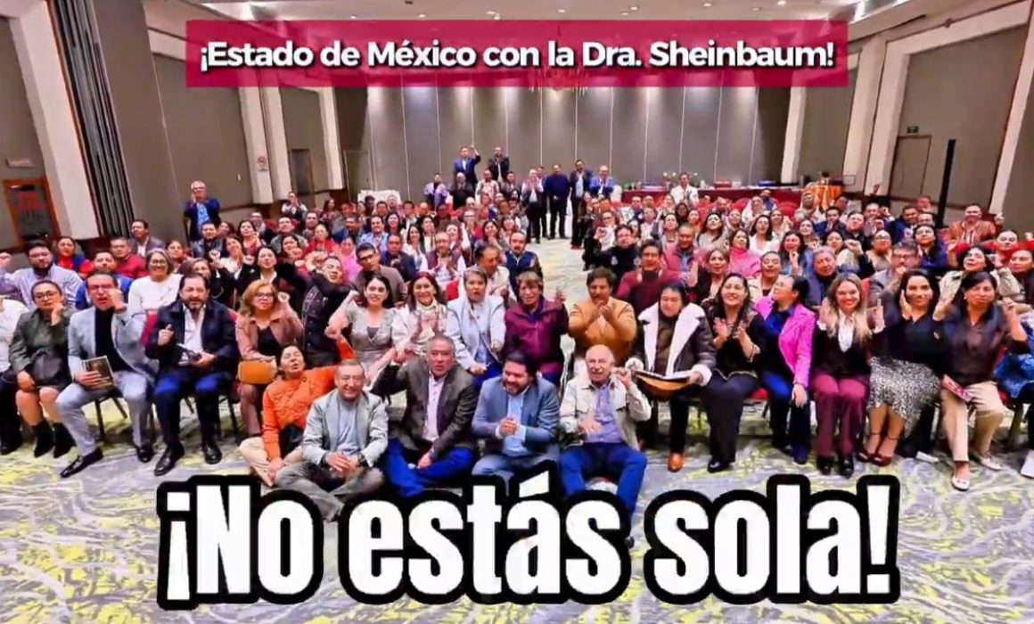 Reafirma Delfina Gómez respaldo histórico del Edomex a su Presidenta