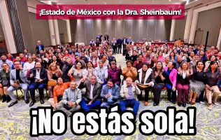 Reafirma Delfina Gómez respaldo histórico del Edomex a su Presidenta