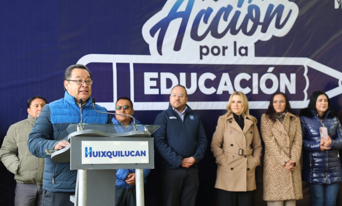 Refuerza Huixquilucan su compromiso con la educación con nuevo comedor escolar