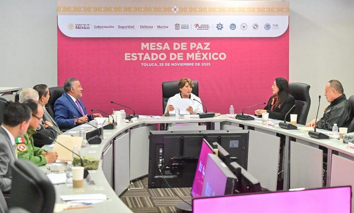 Reporta Delfina Gómez reducción del 13 en violencia contra la mujer