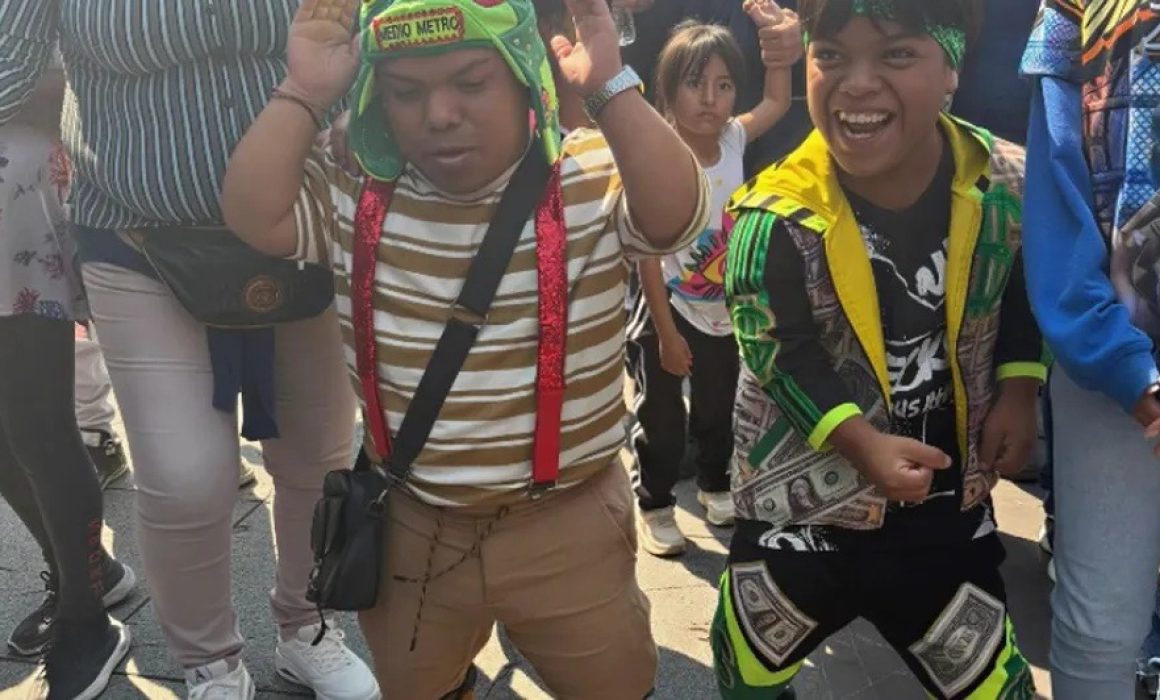 Saca los pasos Medio Metro y le baila sabroso a la Virgen de Guadalupe