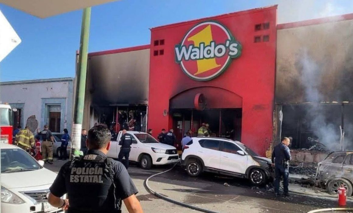 Se investiga explosión de tienda Waldos en Sonora, asegura Sheinbaum