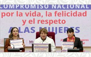 Se suma Delfina Gómez a campaña para erradicar la violencia a la mujer
