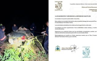 Siguen sin confirmar hallazgo del padre Ernesto Baltazar