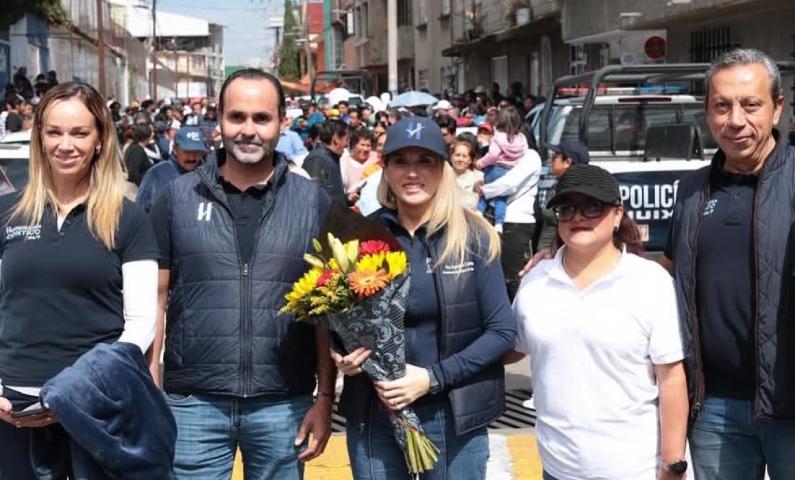 Supervisa Romina Contreras servicios y entrega de obras en Huixquilucan