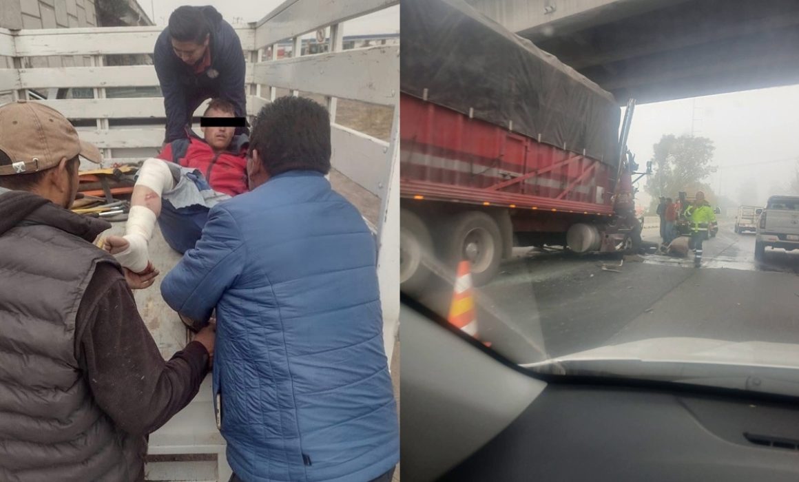 Usan camioneta del ayuntamiento de Ixtlahuaca para trasladar a herido