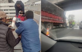 Usan camioneta del ayuntamiento de Ixtlahuaca para trasladar a herido