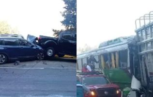 Fatal accidente en Ixtapaluca deja 1 muerto y 33 heridos