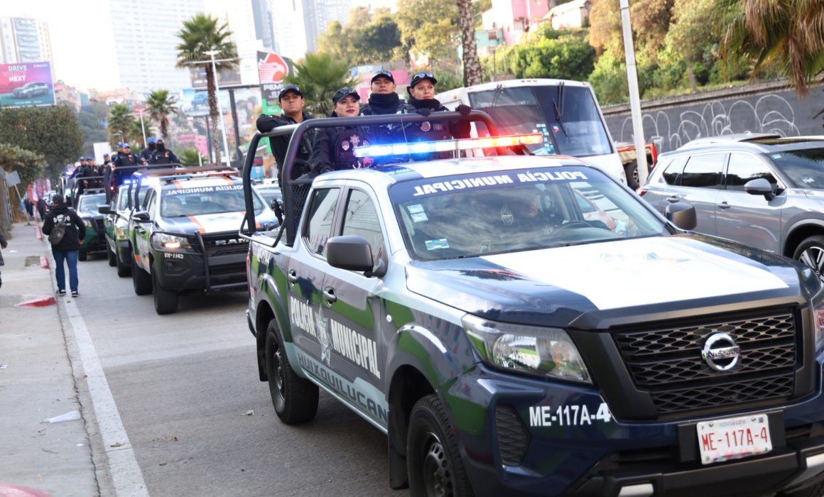 Activa Huixquilucan operativo de seguridad por temporada decembrina