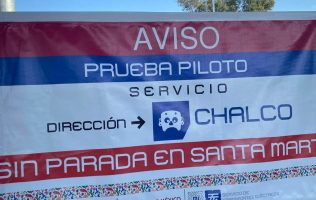 Activa Trolebús Elevado servicio directo Chalco-Constitución de 1917