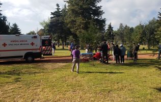 Acusan negligencia vecinal que frenó labor de Cruz Roja en Metepec