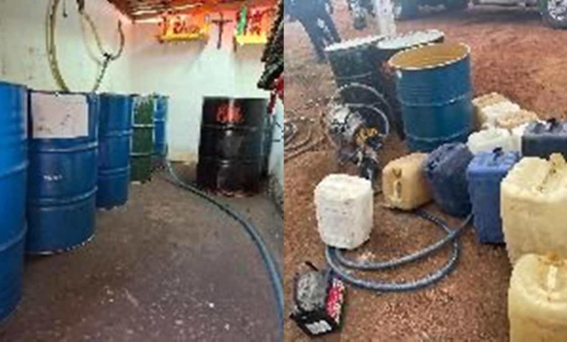 Aseguran autoridades más de 30 mil litros de hidrocarburo ilegal