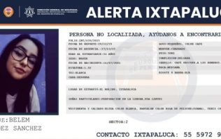 Aumentan desapariciones en Ixtapaluca; buscan a Belem, joven de 24 años