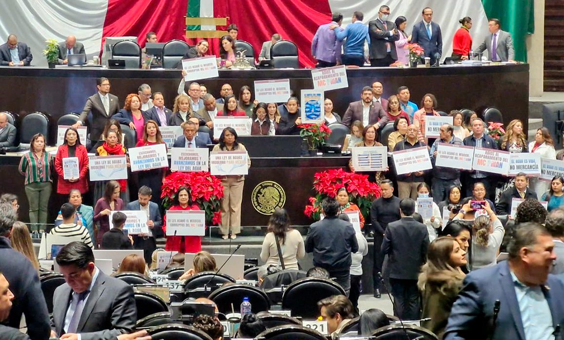 Avalan en lo general Ley de Aguas; oposición cuestiona falta de consulta