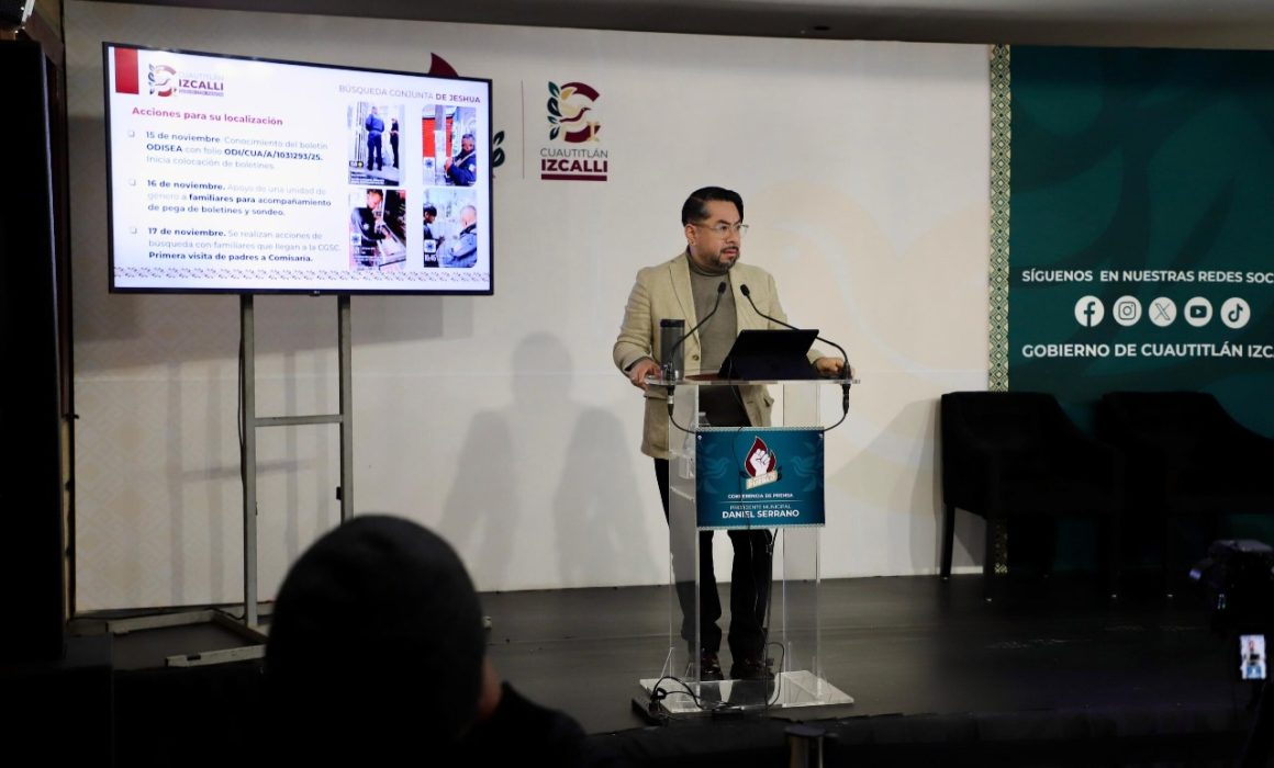 Busca Daniel Serrano esclarecer el paradero de Jeshua Cisneros