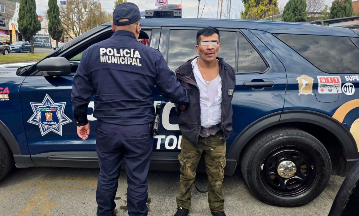 Capturan en operativo a un extorsionador y a dos ladrones en Toluca