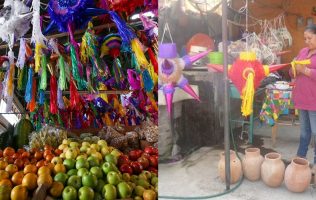 Conservan la fiesta pero no su significado dulces en las piñatas