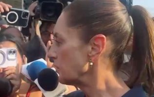 Dará Sheinbaum 30 mil pesos a familias tras descarrilamiento en Oaxaca