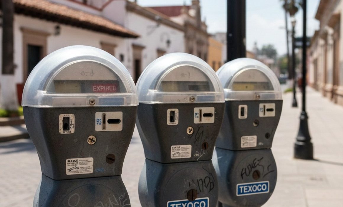 Denuncian abusos de parquímetros en Texcoco pese a pagos vigentes