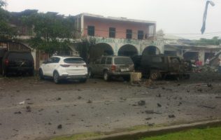 Descarta García Harfuch terrorismo en autobomba de Michoacán