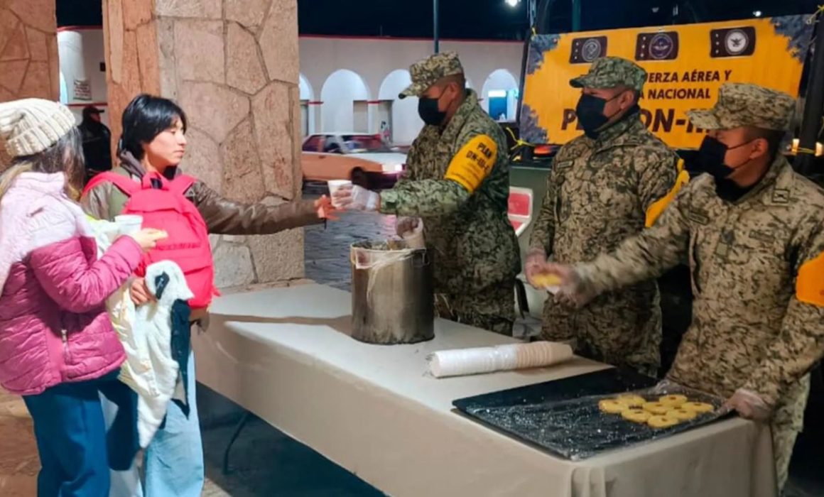 Despliegan Plan DN-III-E en Edomex ante heladas y frío intenso invernal