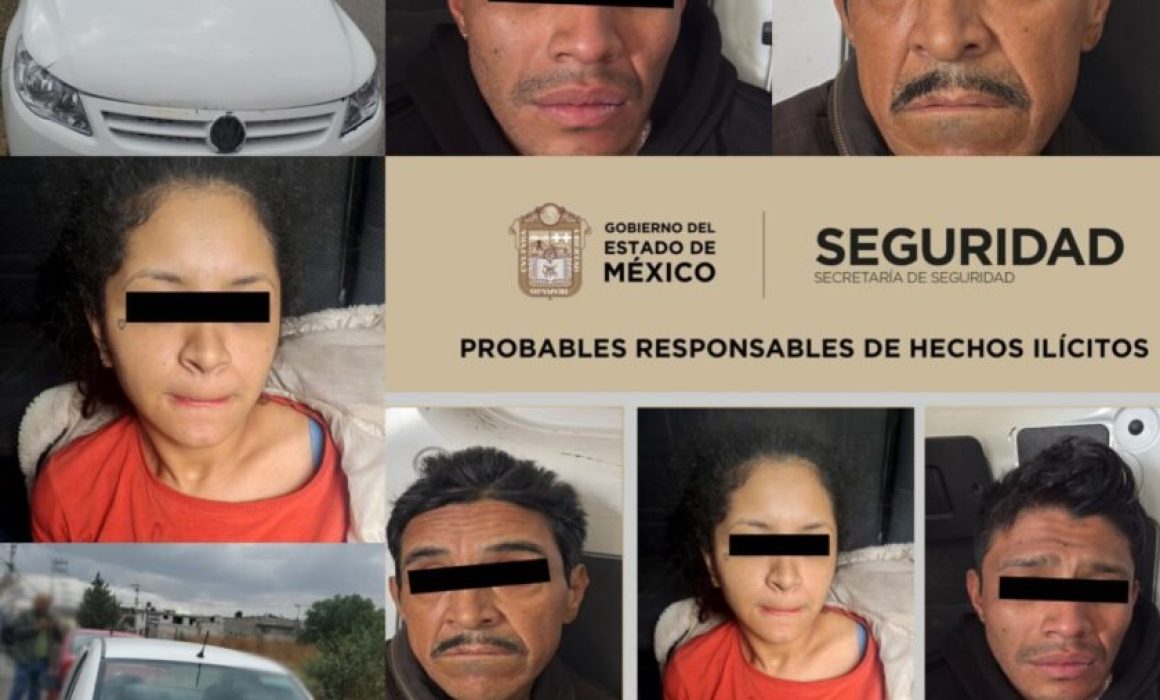 Detienen a 2 hombres y una mujer por homicidios en Ecatepec y Acolman