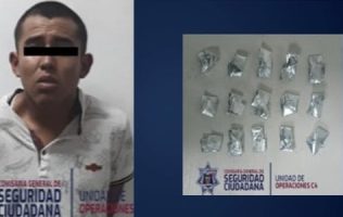 Detienen a joven en Neza con droga; cayó orinando en la vía pública