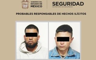 Detienen en Tenancingo a dos Halcones del CJNG