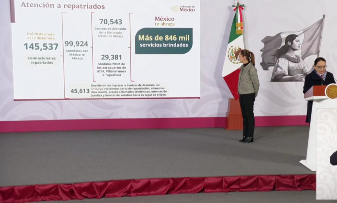 EU repatrió en 2025 a 145 mil 537 mexicanos